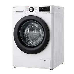 Пральна машина LG фронтальна, 9кг, 1400, A+++, 57см, дисплей, пара, інвертор, білий (F4V3VS6WW) - мініатюра 5