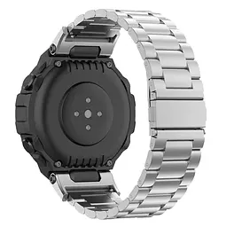 Металевий ремінець Primolux для смарт-годинника Xiaomi Amazfit T-Rex (A1918/A1919)/T-Rex Pro Silver - мініатюра 2