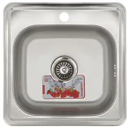 Кухонна мийка Zerix Z4848-06-160E satin ZM0557, Нержавіюча сталь