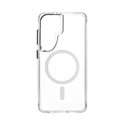 Чехол Samsung Galaxy S26 5G, Clear MagCase, прозрачный, противоударный, магнитный, панель-накладка с поддержкой MagSafe, поддержка беспроводной зарядки MagSafe, защита всего корпуса, TPU+PC, ArmorStandart (ARM88864)