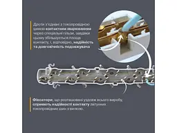 Мережевий фільтр-подовжувач Electrum SB-5 2м White (C-ES-1796) - мініатюра 5