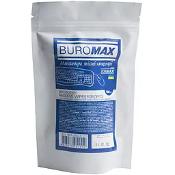 Запасной блок салфеток для оргтехники, пластика, офисной мебели Buromax Jobmax 100 шт. (BM.0803-01)