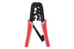 Кліщі для опресовування інтернет штекерів Intertool RJ11 (4P) RJ12 (6P) RJ45 (8P) HT-7052 - мініатюра 2