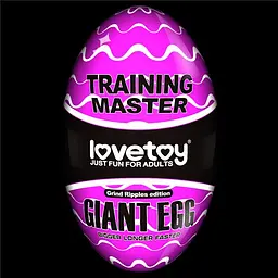 Мастурбатор - Traning Master Giant Egg Masturbator Purple