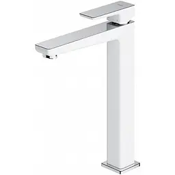 Змішувач для раковини Omnires Parma chrome/white (PM7412CRB)