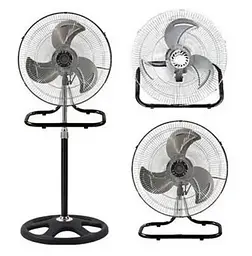 Вентилятор підлоговий No Brand Alfarid Fan 150 Вт Чорний (2104618620) - мініатюра 5