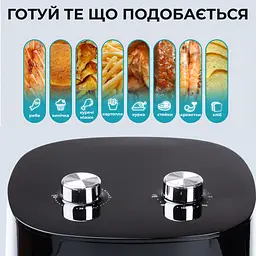 Аерогриль-фритюрниця SOKANY SK-10024 на 6,5 л з терморегулятором, чорний Sokany SK10024 - мініатюра 6