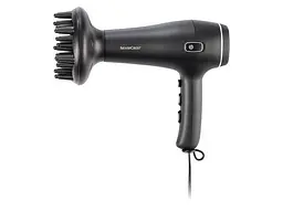 Фен з дифузором і іонізацією SilverCrest SHTK 2000 A1 автоматична смотка кабелю 1 шт. чорний (33705-IS) - мініатюра 4
