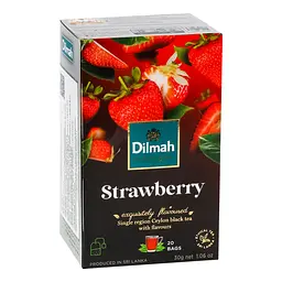 Чай чорний Dilmah Полуниця 30 г (20 шт. х 1.5 г) (718984) - мініатюра 2