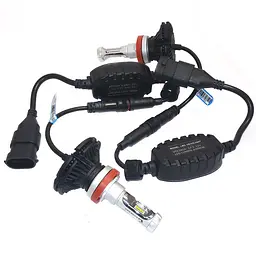 Комплект світлодіодних ламп Guarand 7S H11 (H8, H9) ZES 5000k 6000Lm 12-24v - мініатюра 2