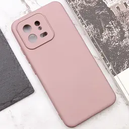 Чохол TPU GETMAN Liquid Silk Full Camera для Xiaomi 13 Рожевий / Pink Sand - мініатюра 5