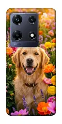TPU чохол Demsky Flowery labrador для Infinix Note 30 Pro
