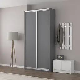 Шафа-купе Idea серія 8 120 x 60 x 240 см Антрацит