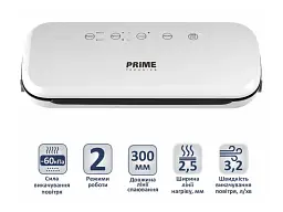 Вакуумний пакувальник Prime Technics PVS 123 W - мініатюра 2