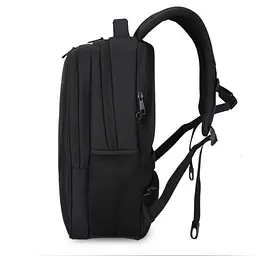 Рюкзак міський офисний Tigernu T-B3220 17л з USB для ноутбука 15.6" Black (17057) - мініатюра 2
