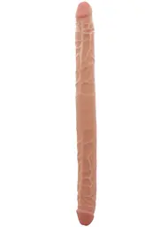 Двосторонній фалоімітатор Get Real Double Dong 16 inch 40 см тілесний - мініатюра 2