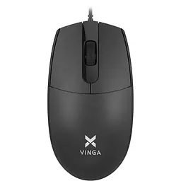Мишка Vinga (MS-110 Black) - мініатюра 2