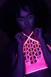 Комплект білизни Ouch! Neon, XS/XL (рожевий) - мініатюра 9
