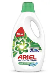 Концентрований гель для прання Ariel Gel Concentrated Mountain Spring, 5.25 л (105 прань)