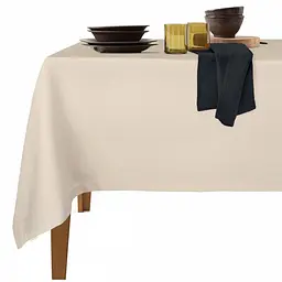 Набір скатертина з серветками Cosas Beige & Panther 140х180 см (Set_ClBeige_35SerBlack)