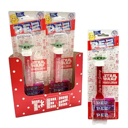 Диспенсер з цукерками PEZ Star Wars Grogu Christmas 24.7г - мініатюра 4