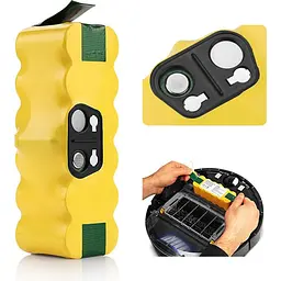 Акумулятор Jiyeo JY-VC04 для пилососів iRobot 14.4 V 2500 mAh (18780) - мініатюра 2
