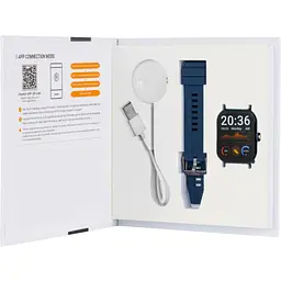 Розумний годинник з тонометром AMICO GO FUN Pulseoximeter and Tonometer Сині - мініатюра 4