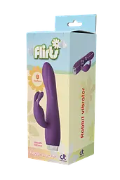 Вібратор кролик Dream Toys Flirts Rabbit Vibrator Purple - мініатюра 7