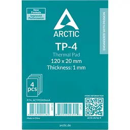 Термоінтерфейс Arctic Thermal Pad TP-4 120x20x1mm 4 in 1 kit ACTPD00066A - мініатюра 3