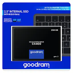 SSD 256Gb GoodRAM CX400 2.5" SATA III 3D NAND, Retail - мініатюра 4