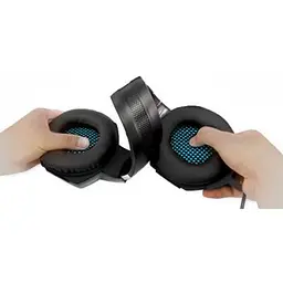 Навушники Real-El GDX-7500 Black/Blue (EL124100015) - мініатюра 7