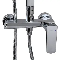 Душова система TOPAZ LEXI TL 21105-H57 хромована для ванної кімнати з верхньою лійкою та змішувачем - мініатюра 3