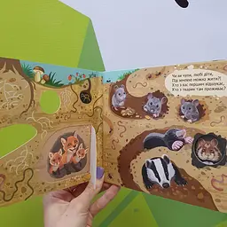 Книжка з віконцями. Хто сховався під землею КН993005У - мініатюра 2