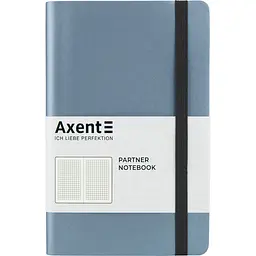 Книга записна Axent Partner Soft клітинка 125 x 195 мм 96 аркушів сріблясто-синя (8206-14-A) - мініатюра 6