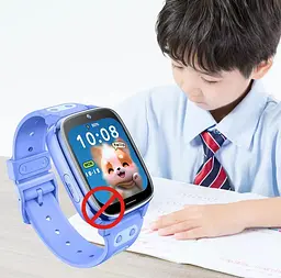 Смарт годинник дитячий Lemfo D57 з GPS трекером, 4G SIM-картою, відеодзвінками, прослуховуванням, геозоною та кнопкою SOS Синій - мініатюра 13