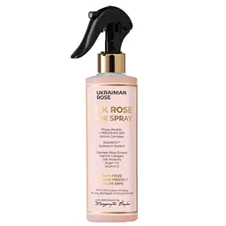 Спрей-кондиціонер для волосся з фіто-кератином та амінокислотами Silk Rose Hair Spray Ukrainian Rose 250 мл - мініатюра 1