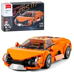 Конструктор SLUBAN машина 1:32 з фігуркою 267 деталей (M38-B1509)