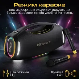 Акустична система HiFuture BoomBeat Black (boombeat.black) - мініатюра 7