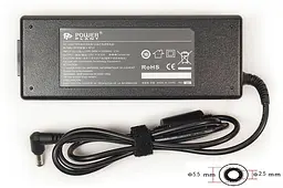 Блок живлення для ноутбуків PowerPlant ASUS 220V, 19V 120W 6.32A (5.5*2.5)