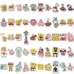 Стікерпак GeekLand SpongeBob 95 штук - мініатюра 2