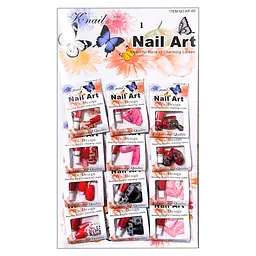 Нігті накладні кольорові K·Nail Art Nail упаковка 12 шт. №01