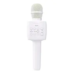 Мікрофон з караоке HOCO BK5 Contado (White) [54495]