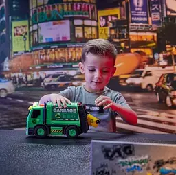 Машинка Road Rippers City Service Fleet Сміттєвоз, зелена, моторизована (20191) - мініатюра 6