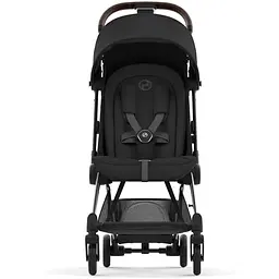 Прогулянковий візочок Cybex Coya Chrome Dark Brown Sepia Black, чорний (522004385) - мініатюра 2