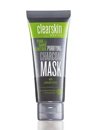 Очищаюча маска з екстрактом деревного вугілля AVON CLEARSKIN, 75 мл - мініатюра 1