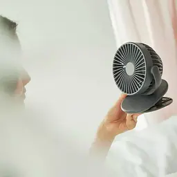 Портативний вентилятор Solove Clip Fun F3 Grey [86401] - мініатюра 4