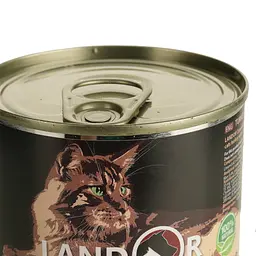Вологий корм для котів Landor індичка з журавлиною 200 г - мініатюра 3