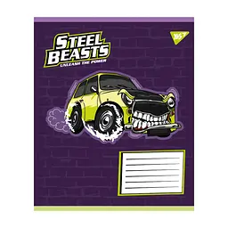 Зошит Yes Steel Beasts А5 12 аркушів лінія (767710), в асортименті - мініатюра 6
