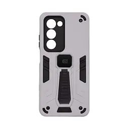 Чехол для OPPO A5 4G/A5 5G/A5m 4G, Proover, серый, с подставкой и магнитом, противоударный, ударопрочный, бронированный, панель-накладка, защита всего корпуса, термополиуретан (TPU) + поликарбонат (PC), ArmorStandart (ARM87393)