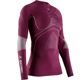 Термофутболка X-Bionic Energy Accumulator 4.0 Melange Shirt Round Neck Long Sleeve Women XL Бордовий (1068-EA-WT41W19W XL G144)